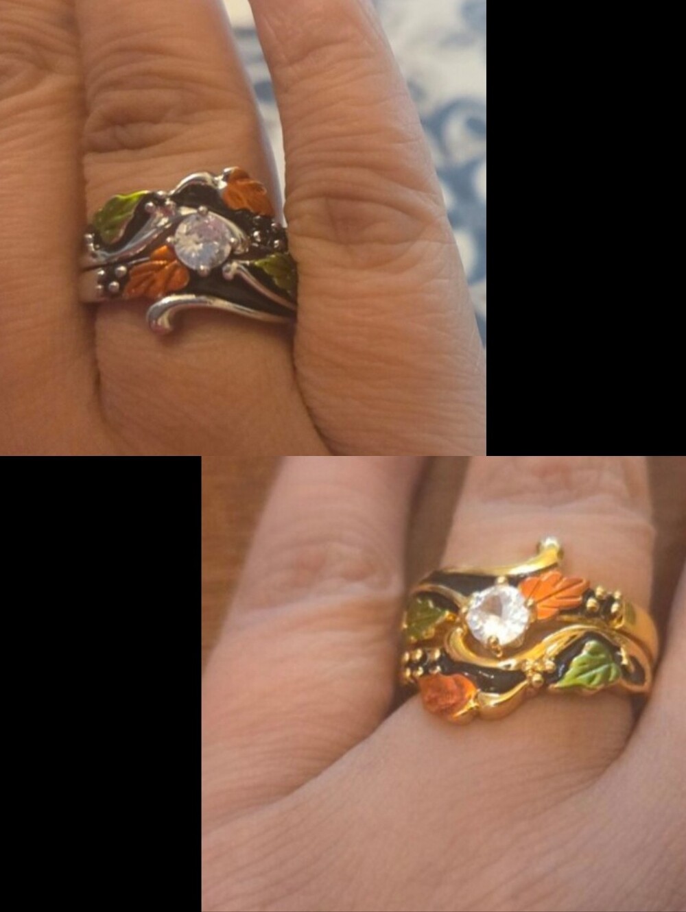2 Rings that are 2 Pieces